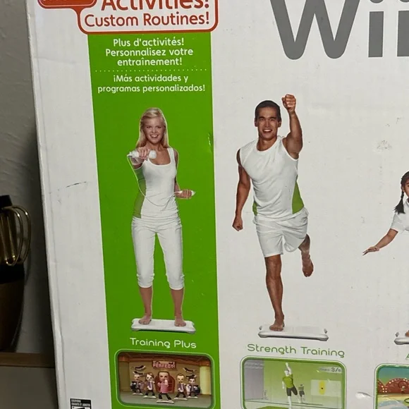 NINTENDO Wii Fit PLUS with Balance Board Bundle More Activities NEW Open Box